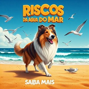 Cachorro correndo na praia